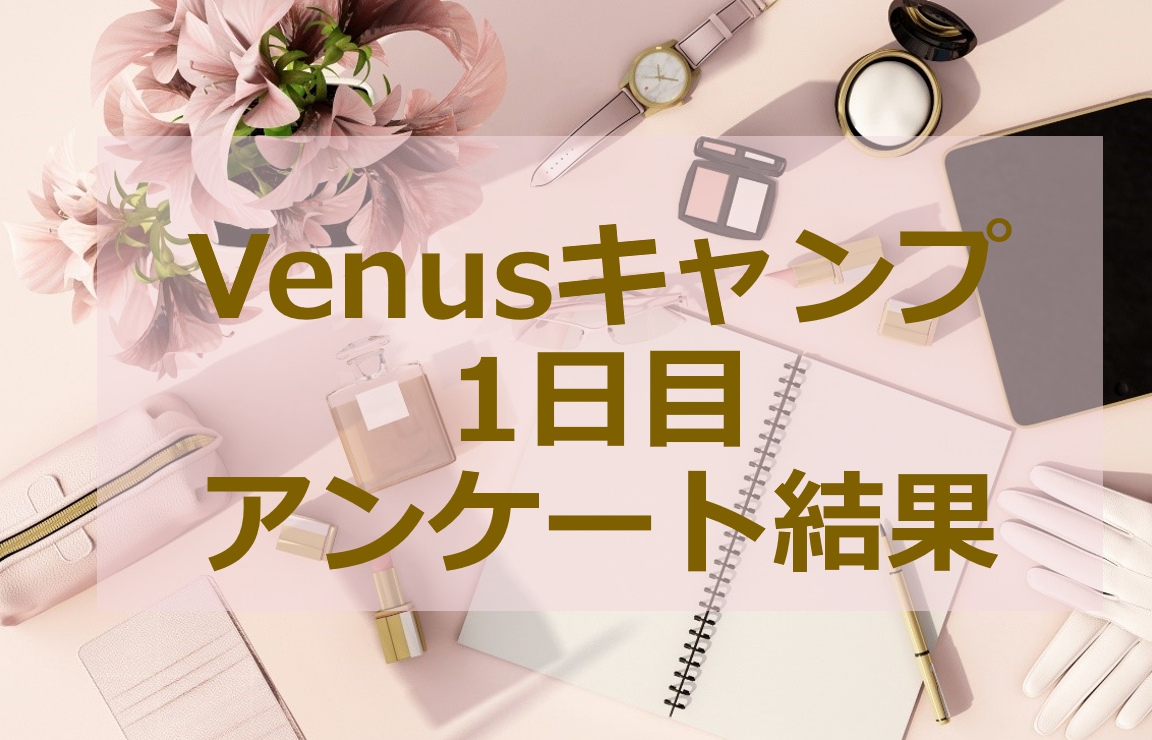 【Venusキャンプ2日目】アンケート結果大公開